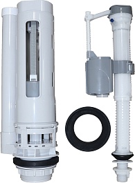 Azario Унитаз-компакт Anteo Round AZ-1219A безободковый с бачком с сиденьем микролифт белый – фотография-14