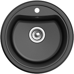 Ewigstein Мойка кухонная Antik R50 черный – фотография-3