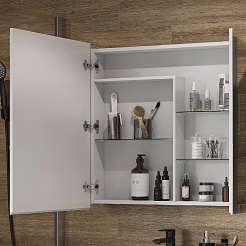 Акватон Мебель для ванной Форест 75 серый туманный – фотография-14