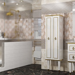  Пенал Порто 45 белый/золото – фотография-2