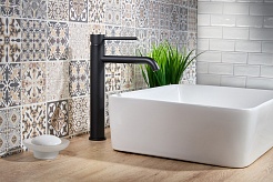 Milacio Смеситель для раковины чаши Ultra MCU.551.MB черный матовый – фотография-3