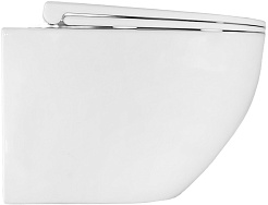 Azario Унитаз подвесной Bonelle AZ-2801E безободковый белый – фотография-4