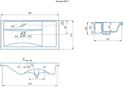 СанТа Мебель для ванной Марс 80П белая/светлое дерево – фотография-12
