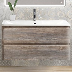 BelBagno Тумба с раковиной Albano 90 подвесная Pino Scania – фотография-1