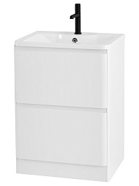 BelBagno Мебель для ванной Albano 60 напольная Bianco Lucido – фотография-3