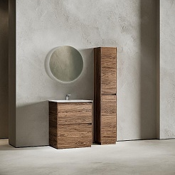 Sancos Тумба с раковиной Libra Floor 70 дуб чарльстон раковина Element 71 CN7007 – фотография-4