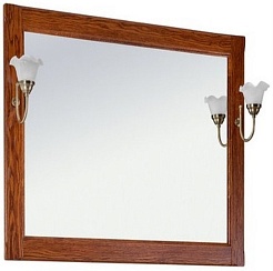 Водолей Мебель для ванной Дубини 85 орех – фотография-2