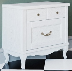 ValenHouse Комод Лиора 65 белый, фурнитура хром – фотография-1