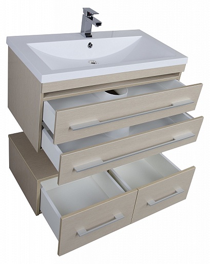 Aquanet Тумба подкатная "Нота 90" светлый дуб – картинка-9