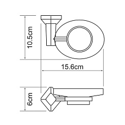 WasserKRAFT Мыльница "Aller K-1129" – фотография-2