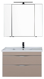 Aquanet Мебель для ванной "Эвора 100" капучино – фотография-1