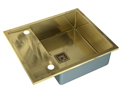 Zorg Кухонная мойка "Inox PVD" SZR-5062-BRONZE – фотография-1