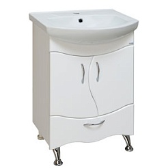 Runo Мебель для ванной Бриз 55 Ксения – фотография-3