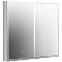 Aquatek Зеркало-шкаф 80 AQ7803B-MLC с подсветкой петли BLUM