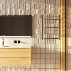 Aringa Полотенцесушитель водяной Лана 50x80x50 AR03026CH хром – фотография-4