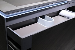 Jorno Тумба с раковиной Incline 100 подвесная бетон – фотография-2