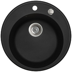 Iddis Мойка гранитная Kitchen G K01B511i87 черная – фотография-1