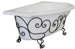 Эстет Кованная подставка Грация R (цвет патина) – фотография-1