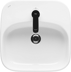 Акватон Мебель для ванной Марбл 60 Одри Soft подвесная слэйт/белая матовая – фотография-11