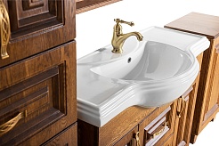 Водолей Мебель для ванной Дубэлла 120 орех – фотография-9