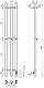 Point Полотенцесушитель электрический Деметра П3 120x1200 PN12822W белый – картинка-10
