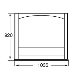 Roca Зеркало America 105 орех – фотография-2
