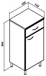 Runo Тумба Универсальная 40 R – фотография-2