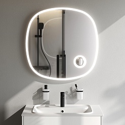 Am.Pm Зеркало Func 80 с подсветкой и увеличительным зеркальцем – фотография-4