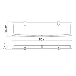 WasserKRAFT Полка "К-555" – фотография-3