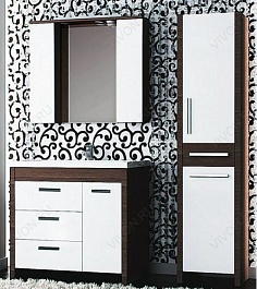 Aquanet Зеркальный шкаф "Тиана 100" венге (172679) – фотография-2