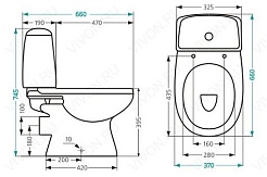 Santek Унитаз-Компакт Цезарь 1WH301745 – фотография-2