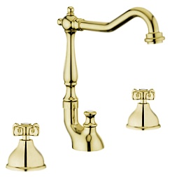 Webert Смеситель Ottocento OT750202010 золото, для раковины – фотография-1
