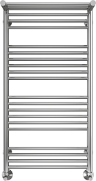Terminus Полотенцесушитель водяной Аврора П20 500x1000 с полкой хром – фотография-1