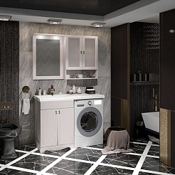 Opadiris Зеркало для ванной Клио 56 беленый бук – фотография-2