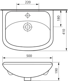 Stella Polare Мебельная раковина Уют 50 – фотография-2