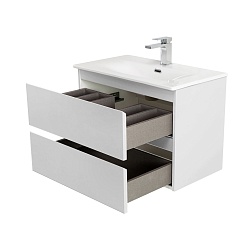 BelBagno Тумба с раковиной Kraft 39-60 Bianco Opaco с раковиной BB-8099-3-60 – фотография-8