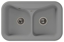 Florentina Мойка гранитная Крит 780А грей – фотография-1