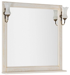 Aquanet Мебель для ванной Тесса 85 жасмин/золото – фотография-10