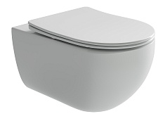 Ceramicanova Подвесной унитаз Long Rimless CN3015 белый