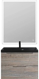 BelBagno Мебель для ванной Vittoria 80 Pino с раковиной BB800/450-LV-ART-AST-NERO – фотография-1