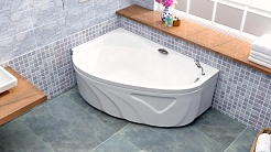 BellSan Акриловая ванна Сабина 165x110 R с гидромассажем – фотография-3