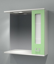 Какса-а Мебель для ванной "Витраж-Цвет 70" R фисташка – фотография-3