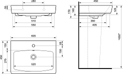 Акватон Мебель для ванной Скай Pro 60 подвесная белая – фотография-11