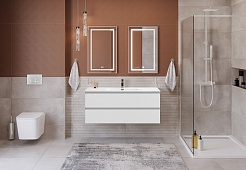 BelBagno Тумба под раковину Kraft 120 подвесная Bianco Opaco – фотография-11
