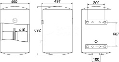 Ballu Накопительный водонагреватель Orfeus DH BWH/S 100 – фотография-4