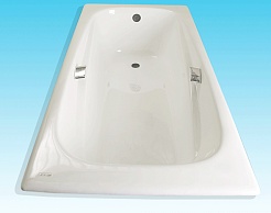 Castalia Чугунная ванна Emma 180x85x42 с ручками – фотография-4