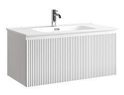 Sancos Тумба с раковиной Snob R 1.0 90 bianco раковина Element 91 CN7002 – фотография-1