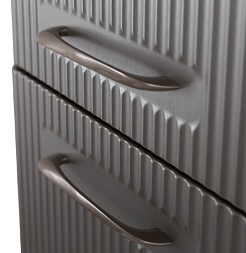 BelBagno Тумба с раковиной Due 80 подвесная Сатин ручки Сатиновый никель – фотография-8