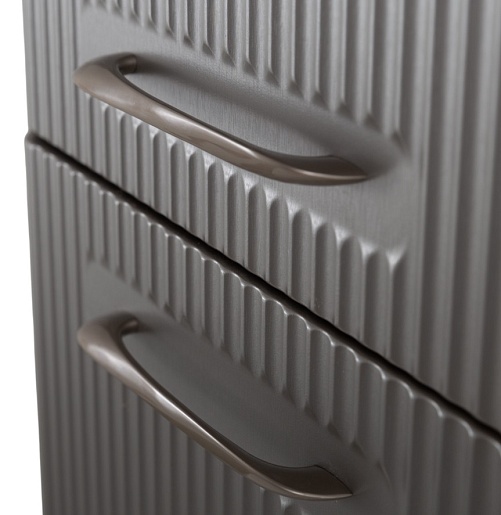 BelBagno Тумба с раковиной Due 80 подвесная Сатин ручки Сатиновый никель – фотография-8