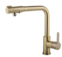 Timo Смеситель для кухни Hette 1026/02F Antique – фотография-1